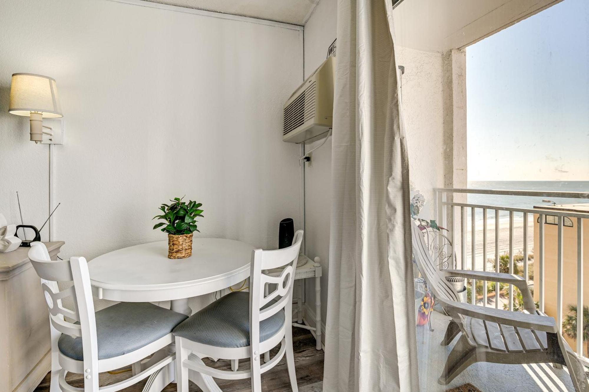 Sea Mist Oceanfront Studio Condo With Balcony! Myrtle Beach Exterior photo
