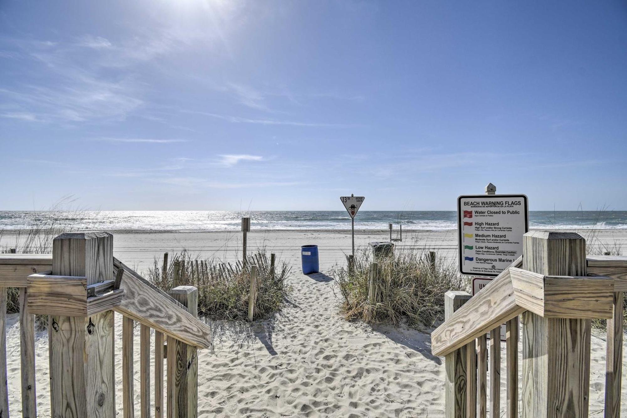 Sea Mist Oceanfront Studio Condo With Balcony! Myrtle Beach Exterior photo