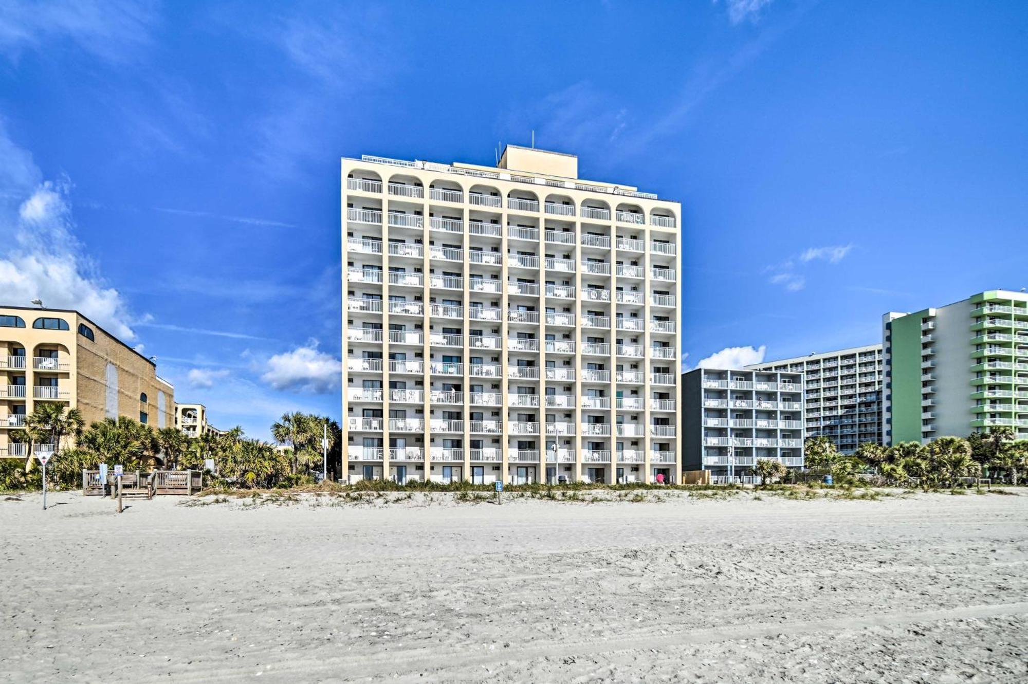 Sea Mist Oceanfront Studio Condo With Balcony! Myrtle Beach Exterior photo