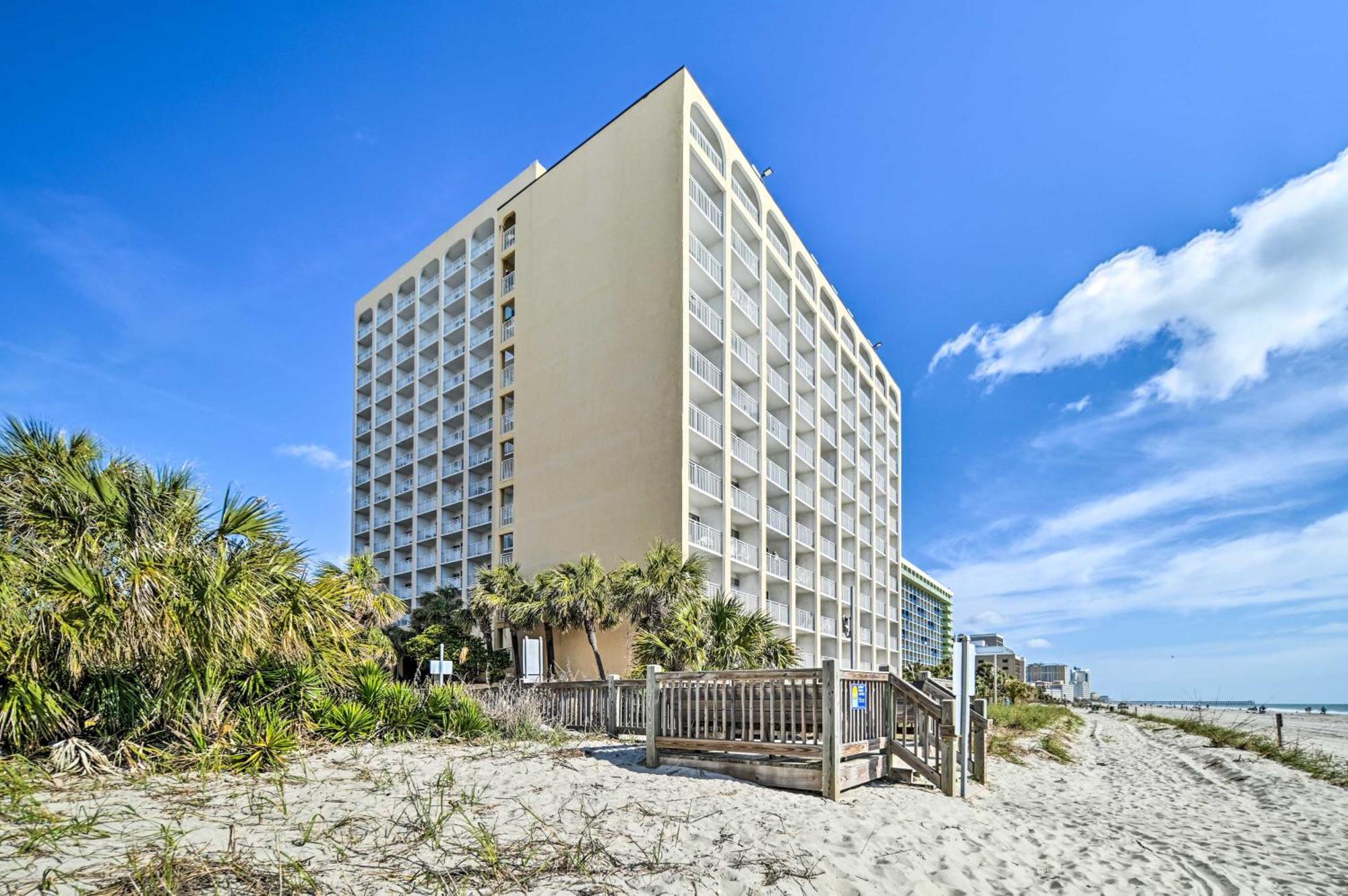 Sea Mist Oceanfront Studio Condo With Balcony! Myrtle Beach Exterior photo